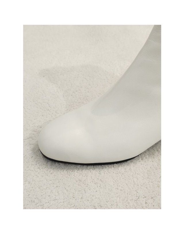 고세제화 [갤러리아] [센터시티] 고세 3mm 쿠션 4CM 캐쥬얼 스판 앵클부츠 GLA4F042 아이보리 착용컷