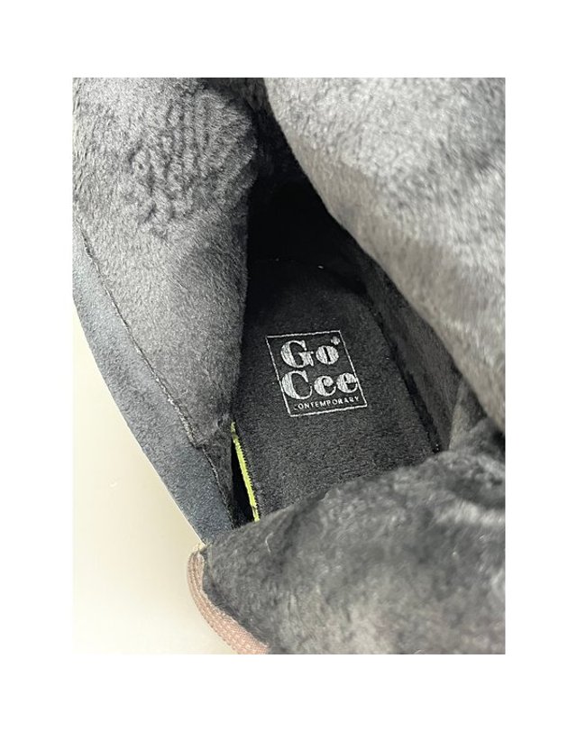 고세제화 [갤러리아] 고세 데일리 여성 더블버클 그런지 하프 미들부츠 GZH5F020 블랙 4.5cm 착용컷
