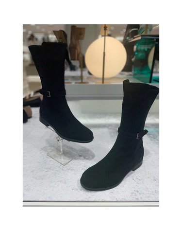 [갤러리아] 고세 데일리 여성 벨트포인트 스판 하프부츠 GKH3F084BK 블랙 2cm
