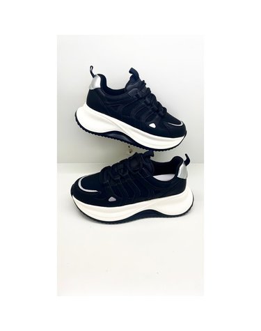 [갤러리아] 고세 데일리 여성 플랫폼 통굽 스니커즈 GZP4F012 블랙 4.5cm
