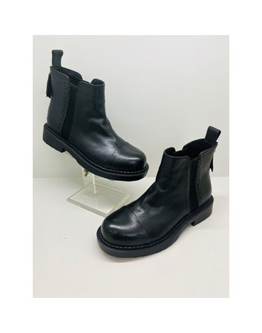 [갤러리아] 고세 데일리 여성 빈티지 청키굽 첼시부츠 GZA4F025 블랙 3.5cm
