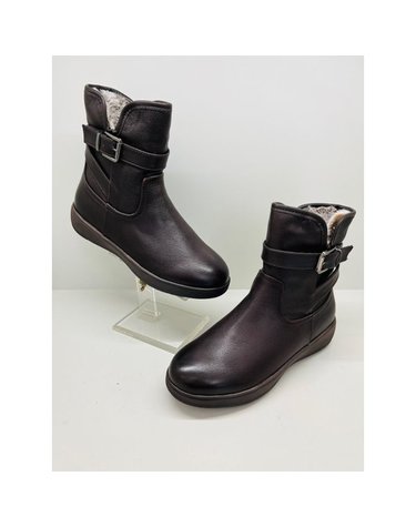 [갤러리아] 고세 데일리 여성 벨티드 경량 통굽 퍼 앵클부츠 GZA4F017 브라운 4cm
