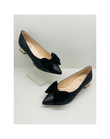 [갤러리아] 고세 데일리 여성 페미닌 리본 펌프스 GKP5S007 블랙 3cm