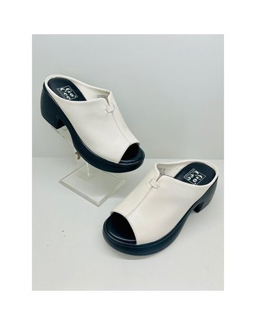 [갤러리아] 고세 데일리 여성 경량 가보시 통굽 슬리퍼 뮬 GZS5S023 아이보리 6cm