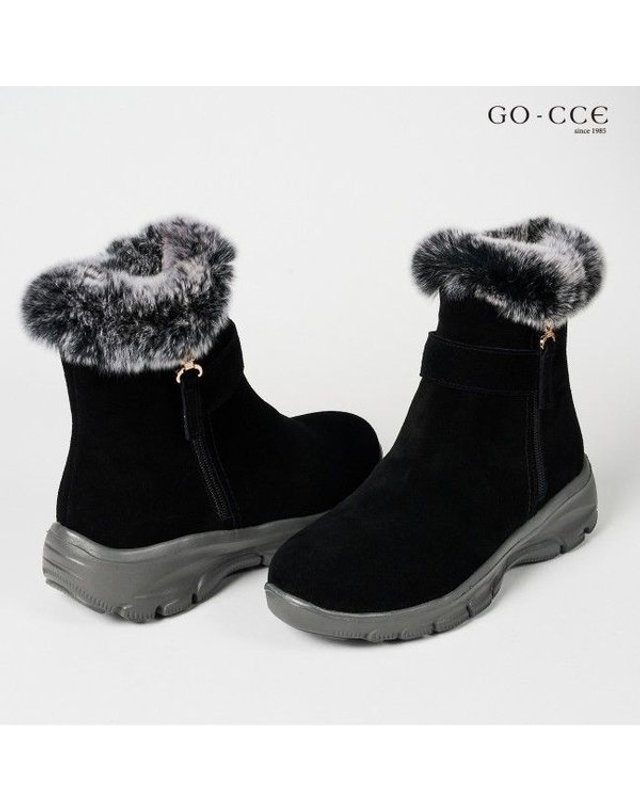 고세제화 [갤러리아] [센터시티] 고세 여성 털부츠 GGA2F006 2color 5cm 착용컷