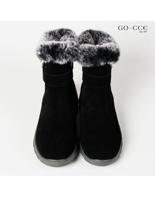 고세제화 [갤러리아] [센터시티] 고세 여성 털부츠 GGA2F006 2color 5cm 착용컷