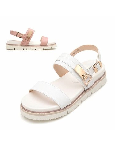 [갤러리아] 여성 골드벨트장식 플랫폼샌들 012224713M 2.5cm 2color