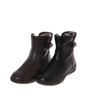 [갤러리아] 여성 방한 퍼 앵클 부츠 (3CM) 012446015 C-2B