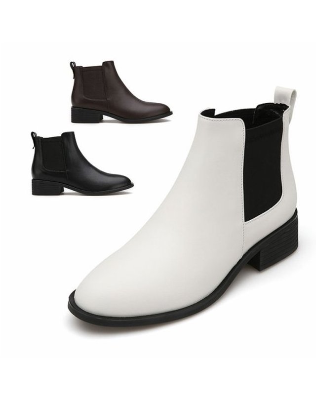 미소페 [갤러리아] 여성 첼시부츠 (3CM) 012046708 C-3B 착용컷