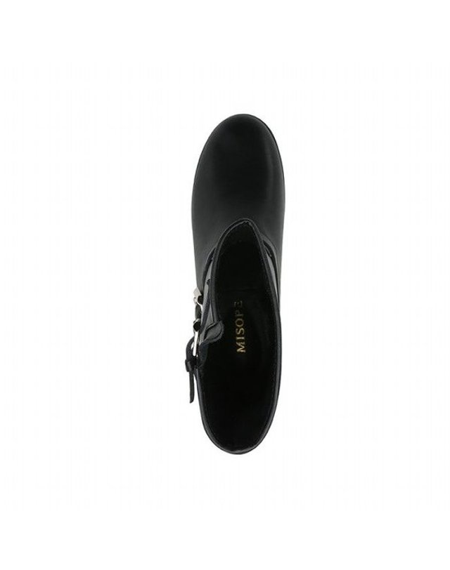 미소페 [갤러리아] 여성 소가죽 하프 앵클 부츠 (3.5CM) 012346725 C-1B012346725 C 착용컷