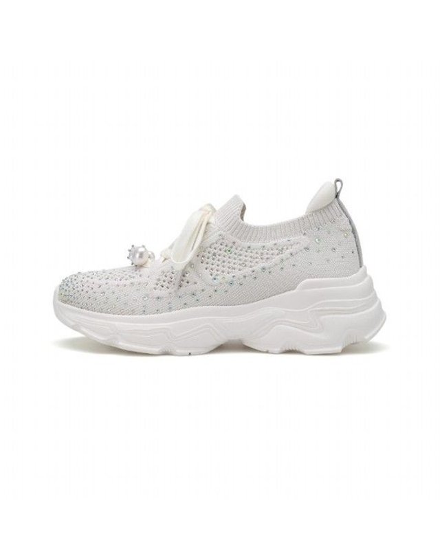 미소페 [갤러리아] 여성 스니커즈 012510010 5cm 2color012510010 착용컷