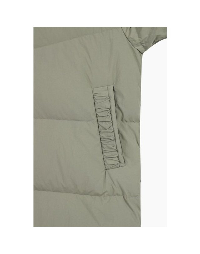 베네통키즈 베네통 [갤러리아] [25F/W] 포인트 폭스 퍼 후드 구스 롱 다운 BAPD59561 착용컷