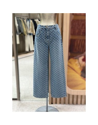 [갤러리아] [26S/S] 리본 와이드 데님 팬츠 BADP02611