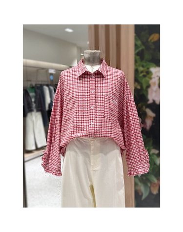 [갤러리아] [26S/S] 쏠라 체크 블라우스 BABLF1631