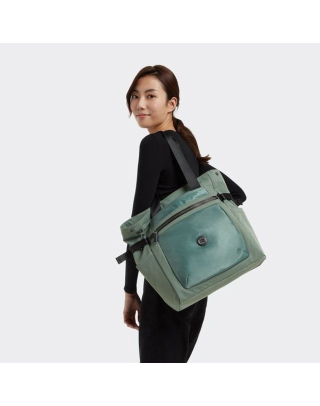 키플링 [갤러리아] 키플링 토트백 데일리백 파이자 KMABT18 FNGN 착용컷