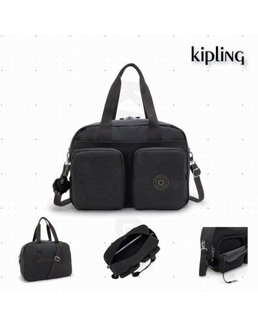 [갤러리아] 키플링 보스턴백 28L 대용량 트래블백 데페아 XL 블랙노어 KPCBR02 BK/N