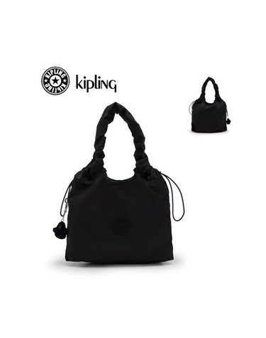 [갤러리아] 키플링 데일리  부드러운 리사이클 새틴 소재  토트백 KQCBT25 SMBK