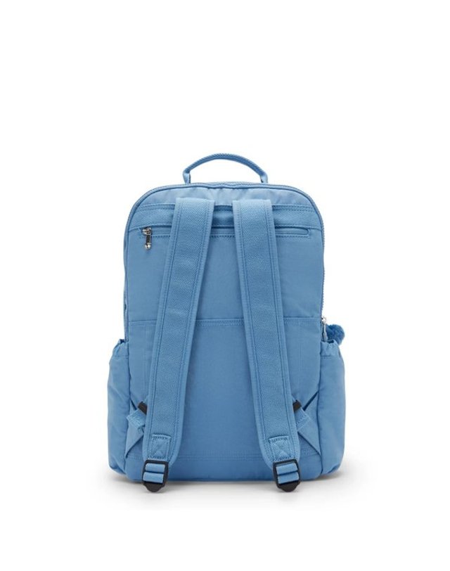 키플링 [갤러리아] 키플링 14리터 백팩 15인치 노트북 비아나 빈티지 블루 KQCBA02 VNBL 착용컷