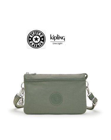 [갤러리아] Kipling 키플링 많은수납공간 크로스백 카키색 핸드폰가방 리리 KNABS42 DKSW
