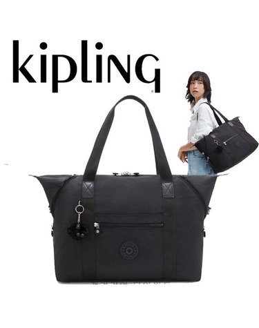 [갤러리아] 키플링 여행 보스턴백 트래블백 아트 M 블랙 누아르 KPCBR01 BK/N