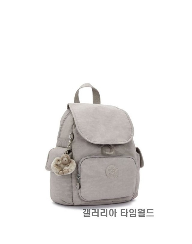 키플링 [갤러리아] 키플링 9리터 미니 백팩 세련 그레이 시티팩미니 KPABA01 GRGR 착용컷