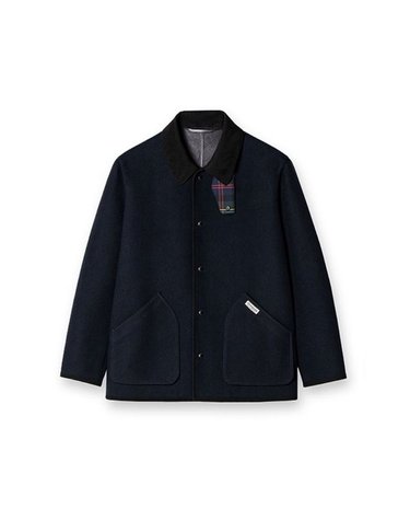 [갤러리아] 킨록 F/W 울 블랜디드 헤링본 헌팅 자켓 다크네이비 (TLKU02)