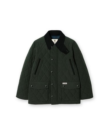 [갤러리아] 킨록 F/W 립스탑 다이아몬드 퀼티드 헌팅 자켓 다크그린 (TLKU08)