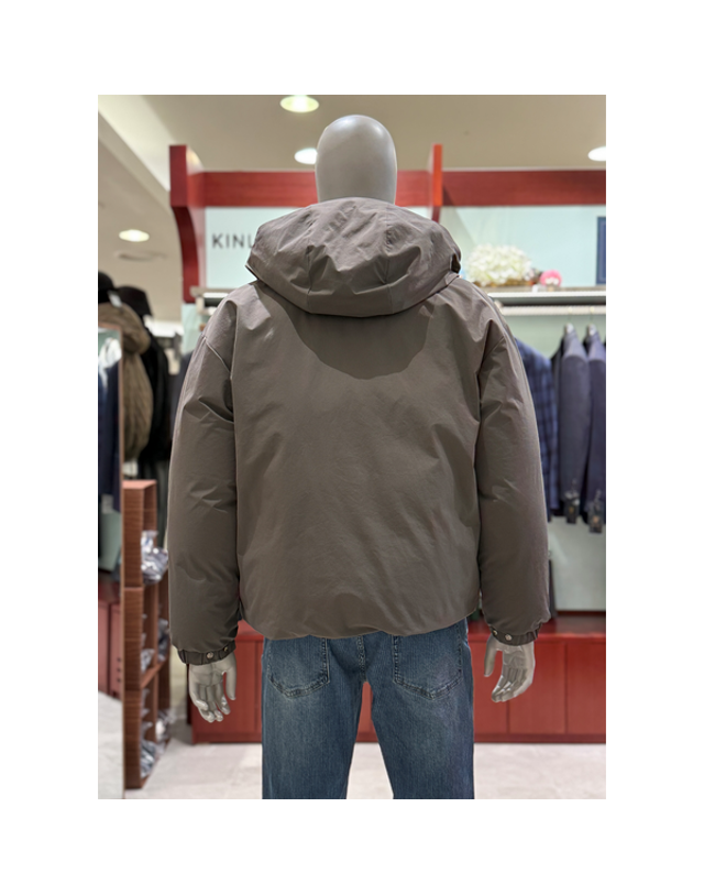 킨록 [갤러리아] 킨록 F/W 구스다운 후드 점퍼 카키 (TLKU22) 착용컷