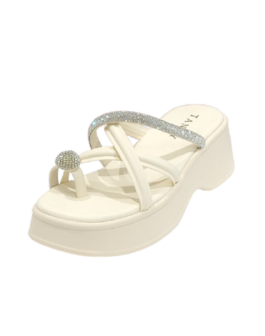 [갤러리아] 탠디 여성 슬리퍼 (6CM) J1593V IVORY