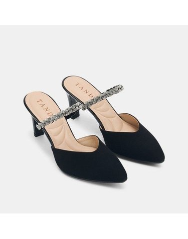 [갤러리아] 여성 공단 샌들 (굽 7CM) 725042_W-083