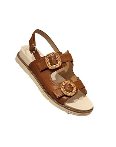 [갤러리아] 여성 캐주얼 샌들 (굽 4CM) J1599V_BROWN