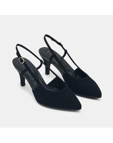 [갤러리아] 여성 공단 슬링백 (굽 7CM) 725043_W-083