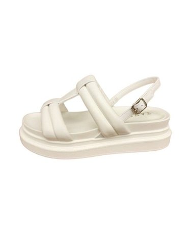 [갤러리아] 여성 캐주얼 샌들 (굽 5CM) J1597V_WHITE