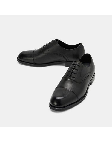 [갤러리아] 남성 옥스퍼드 정장구두 (굽 3CM) Q19135_BLACK