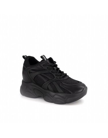 [갤러리아] 여성 키높이 스니커즈 (굽 8CM) G25415_BLACK