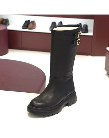 [갤러리아] 탠디 여성 와이드 미들부츠 (5CM) G25450 BLACK