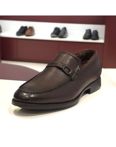 [갤러리아] 탠디 남성 방한화 로퍼 (3CM) Q19170 BROWN