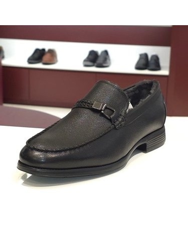 [갤러리아] 탠디 남성 방한화 로퍼 (3CM) Q19170 BLACK