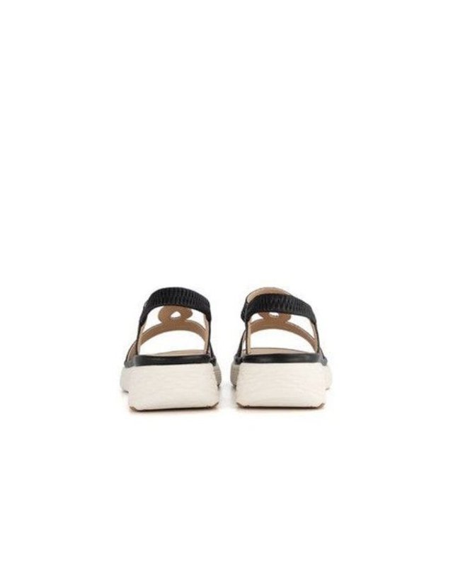 탠디 [갤러리아] 여성 캐주얼 샌들 (굽 4CM) J1592_BLACK 착용컷