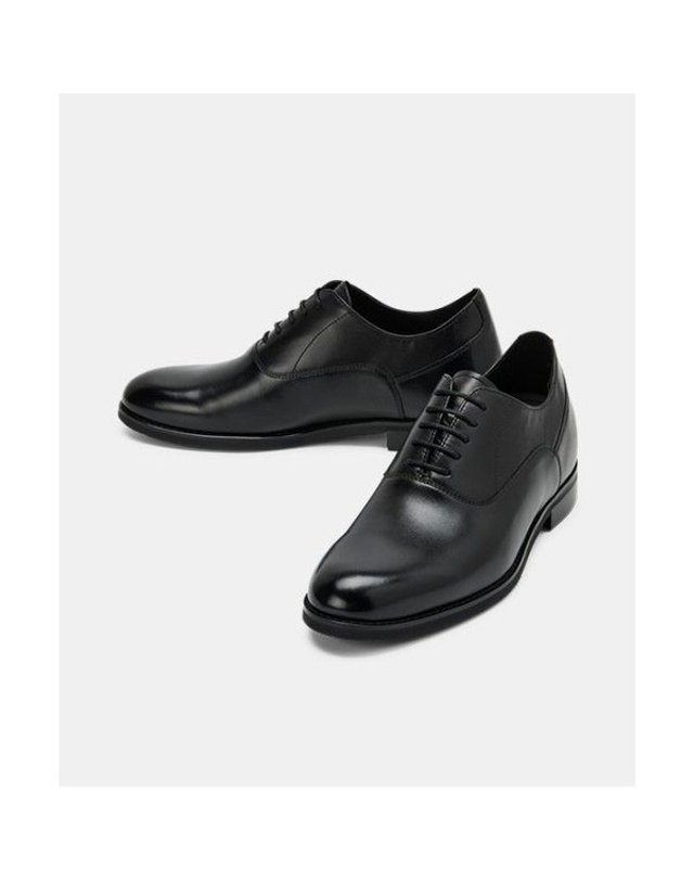탠디 [갤러리아] 남성 키높이 정장구두 (굽 6CM) Q19132_BLACK 착용컷