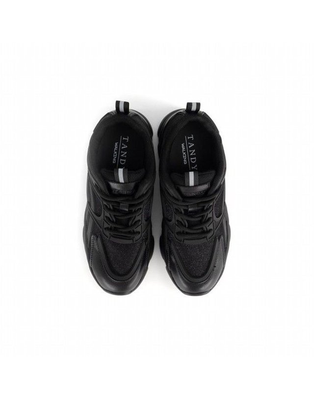 탠디 [갤러리아] 여성 키높이 스니커즈 (굽 8CM) G25415_BLACK 착용컷
