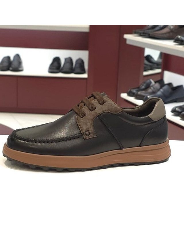 탠디 [갤러리아] 탠디 남성 보트화 (3CM) Q19149 BLACK 착용컷