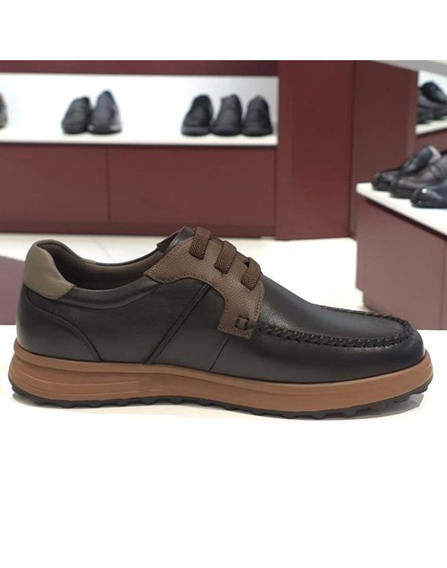 탠디 [갤러리아] 탠디 남성 보트화 (3CM) Q19149 BLACK 착용컷