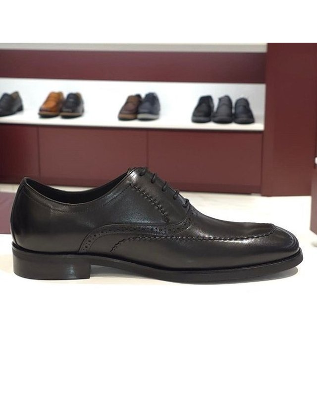 탠디 [갤러리아] 탠디 남성 옥스포드 정장화 (3CM) Q19152 BLACK 착용컷