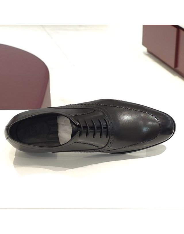 탠디 [갤러리아] 탠디 남성 옥스포드 정장화 (3CM) Q19152 BLACK 착용컷