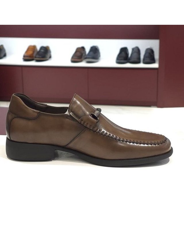 탠디 [갤러리아] 탠디 남성 정장화 (4CM) Q19151 BROWN 착용컷