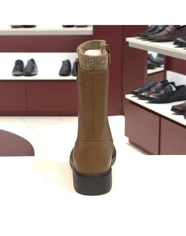 탠디 [갤러리아] 탠디 여성 미들부츠 (3.5CM) G25443 BROWN 착용컷