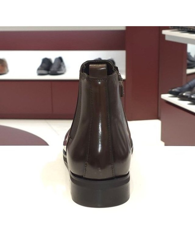 탠디 [갤러리아] 탠디 남성 첼시부츠 (3.5CM) Q19166 BROWN 착용컷