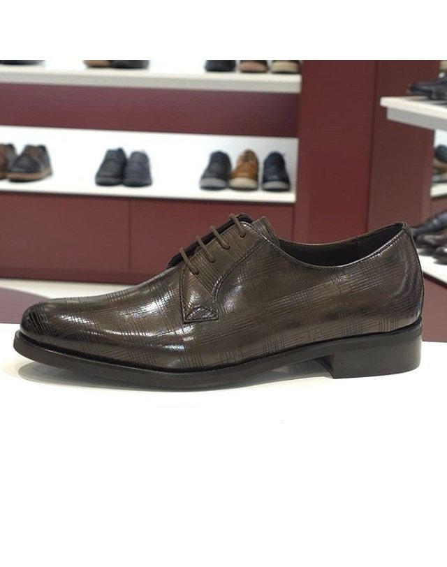 탠디 [갤러리아] 탠디 남성 더비 정장화 (4CM) Q19173 BROWN 착용컷