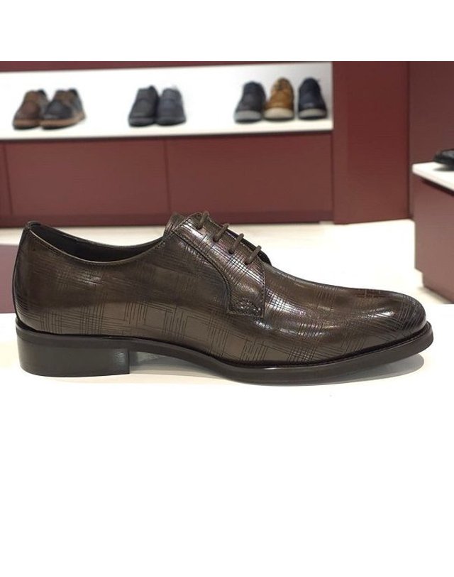 탠디 [갤러리아] 탠디 남성 더비 정장화 (4CM) Q19173 BROWN 착용컷